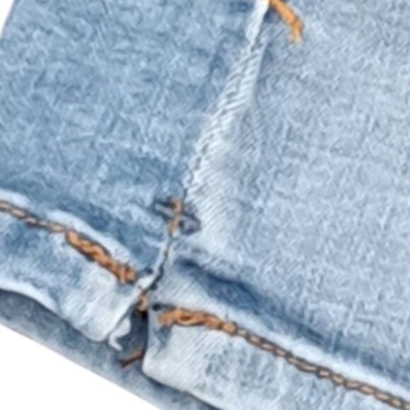 American Eagle Outfitters Super  Stretch Hi-Rise Shortie Denim Shorts Size 8 - Picture 5 of 11